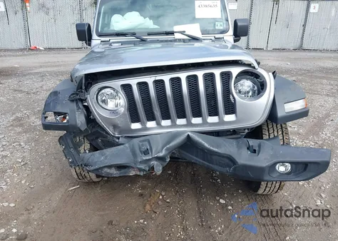 2021 Jeep Wrangler Unlimited Sport S 4X4 z USA, uszkodzony, nr VIN 1C4HJXDG6MW743538